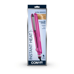 Conair‎ Flat Iron Ultra Smooth Tourmaline Ceramic, 1 Inch, Plus Instant Heat